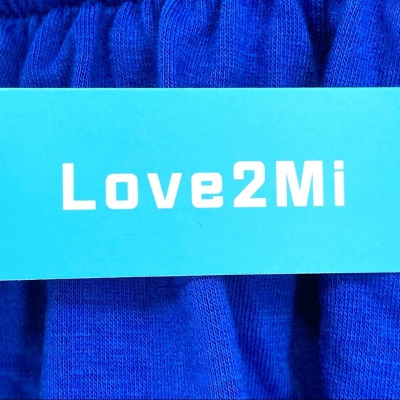 Love2Mi Women's Off Shoulder Maternity Gown Dress - Picture 4 of 8